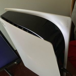 PlayStation 5 with disc and with controller